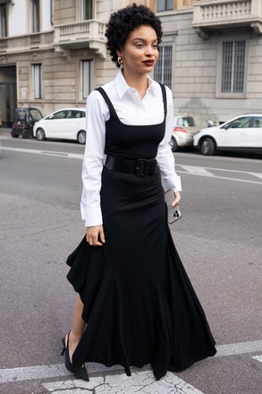 turtle neck long black dress Jamila Lace High Neck Maxi Dress | Black | Dresses main image 0
