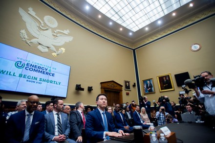 Tiktok Inc Ceo Shou Chew Takes Editorial Stock Photo - Stock Image