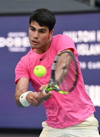 Carlos Alcaraz Vs Facundo Bagnis During Editorial Stock Photo - Stock ...