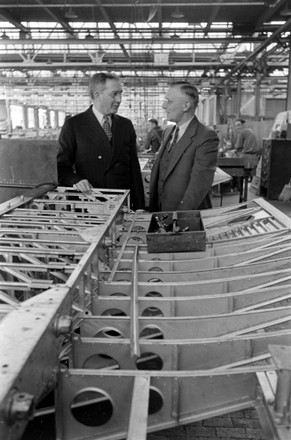 Men Working Glenn L Martin Company Editorial Stock Photo Stock Image