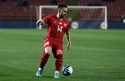 Serbias Andrija Zivkovic During Euro 2024 Editorial Stock Photo - Stock ...