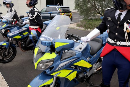 Illustration French Gendarmerie During Announced Inspection Editorial ...