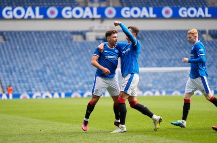 Aaron Lyall Rangers B Celebrates Team Editorial Stock Photo - Stock ...