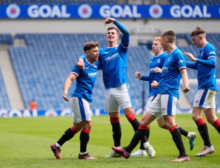 Aaron Lyall Rangers B Celebrates Team Editorial Stock Photo - Stock ...