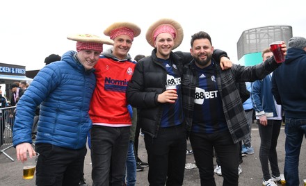 Bolton Wanderers Fans Their Fan Zone Editorial Stock Photo - Stock ...