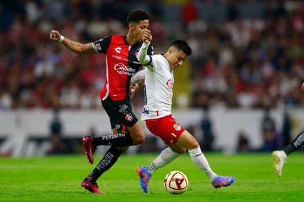 Alexis Vega Guadalajara Celebrates Scoring Against Editorial Stock
