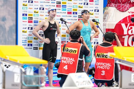 Lr Rikako Ikee Ai Soma Swimming Editorial Stock Photo - Stock Image