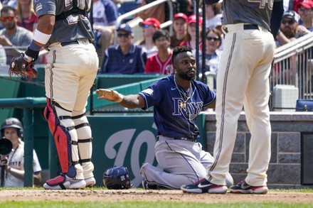 Tampa Bay Rays Jose Siri Runs Editorial Stock Photo - Stock Image