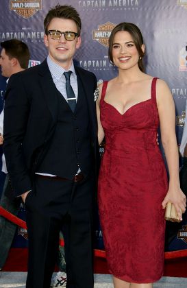 Chris Evans Hayley Atwell Editorial Stock Photo - Stock Image