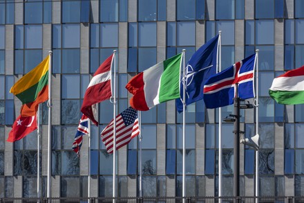 Flag Raising Ceremony Nato Adds Finland Editorial Stock Photo - Stock ...