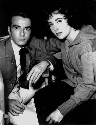 Montgomery Clift Elizabeth Taylor Await Their Editorial Stock Photo ...