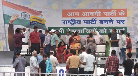 41 AAP Party Celebrations After Achieving National Party Status, New ...