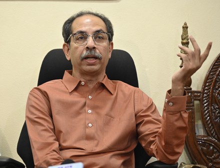 Former Maharashtra Chief Minister Chief Shiv Editorial Stock Photo ...