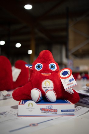 Paris 2024 Olympics Mascots Production Line Editorial Stock Photo ...