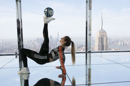 Football Freestyler Lia Lewis Shows Off Editorial Stock Photo - Stock