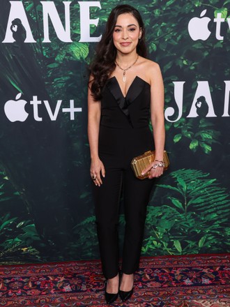 Canadian Actress Tamara Almeida Arrives Los Editorial Stock Photo