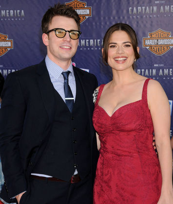 Chris Evans Hayley Atwell Editorial Stock Photo - Stock Image