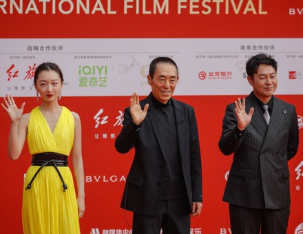 Zhou Dongyu at event, China Entertainment News