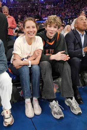 Christy Turlington Son Finn Burns Editorial Stock Photo - Stock Image