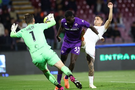 Michael Olabode Kayode of ACF Fiorentina U19 in action during the News  Photo - Getty Images