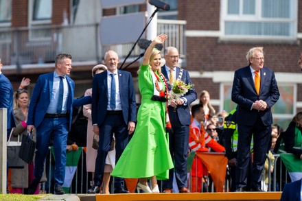 King Willemalexander Queen Maxima Netherlands Attending - Foto De Stock ...