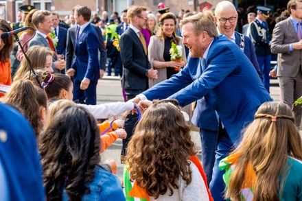 Queen Maxima Netherlands Attending Kings Day - Foto De Stock De ...