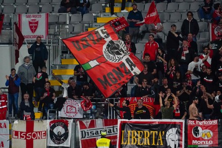 Ac Monza Supporters During Italian Championship Editorial Stock Photo