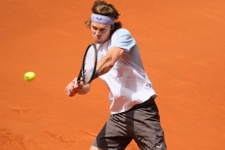 Russias Andrey Rublev S During His Editorial Stock Photo - Stock Image