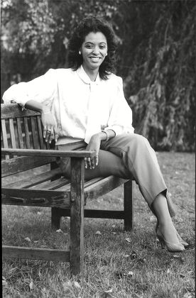 Newsreader Zeinab Badawi 1984