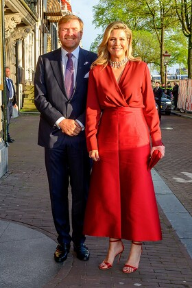 King Willemalexander Queen Maxima Netherlands During - Foto De Stock De ...