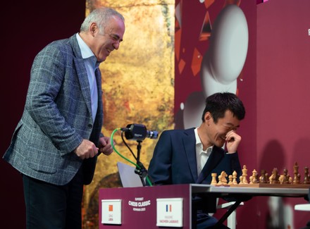 Bucharest, Romania. 6th May, 2023: Ian Nepomniachtchi, Russian chess  grandmaster, during the game against Romanian chess grandmaster Richard  Rapport (not in picture) in the first round of Superbet Chess Classic  Romania 2023