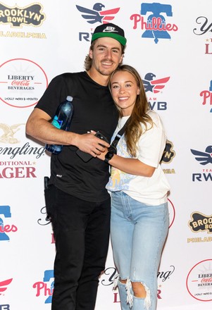 Aaron Nola Hunter Nola Attend Yuengling Editorial Stock Photo - Stock Image