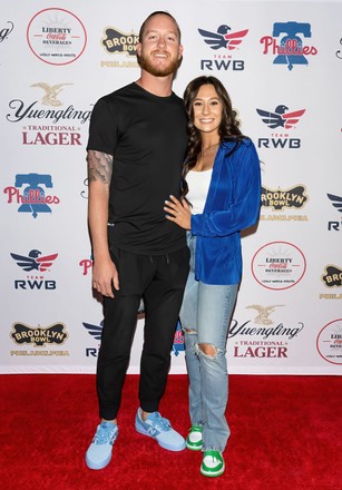 Nick Castellanos Jessica Castellanos Attend Yuengling Editorial Stock Photo  - Stock Image