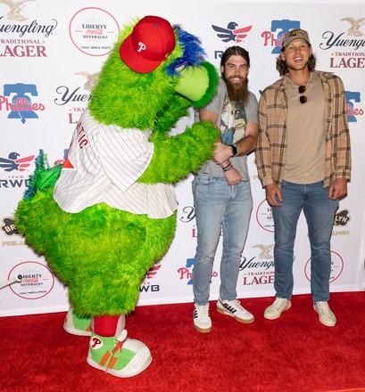 Nick Castellanos Jessica Castellanos Attend Yuengling Editorial