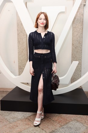 Emma Stone Poses Photocall Louis Vuitton Editorial Stock Photo