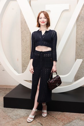 Emma Stone Poses Photocall Louis Vuitton Editorial Stock Photo - Stock ...