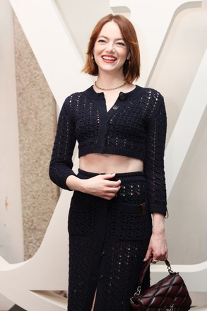 Emma Stone Poses Photocall Louis Vuitton Editorial Stock Photo