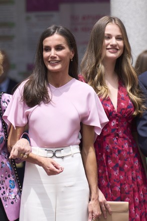 Queen Letizia Crown Princess Leonor Editorial Stock Photo Stock Image Queen Letizia Crown Princess Leonor Editorial Stock Photo Stock Image