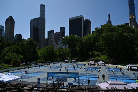 View City Pickle Pickleball Courts Wollman Editorial Stock Photo ...