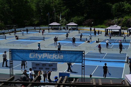 View City Pickle Pickleball Courts Wollman Editorial Stock Photo ...