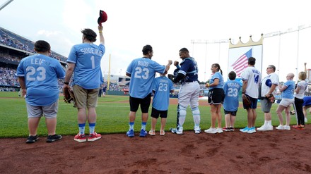 Salvador Perez of the Kansas City Royals poses for a photo with  Fotografía de noticias - Getty Images