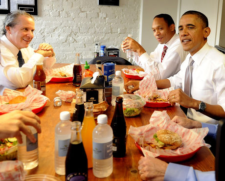 President Obama visits Good Stuff Eatery for Lunch, Washington D.C, America - 03 Aug 2011