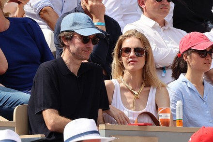 French Open - Antoine Arnault and Natalia Vodianova At The Stands Antoine  Arnault and Natalia