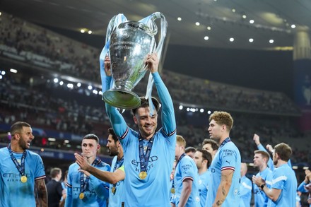 ISTANBUL - Jack Grealish of Manchester City FC with UEFA Champions