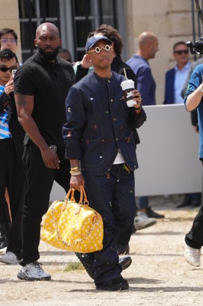 Pharrell Williams Show During Paris Fashion Editorial Stock Photo