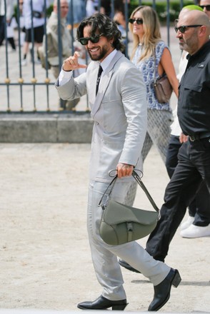 Maluma Outside Arrivals Dior Homme Menswear Editorial Stock Photo