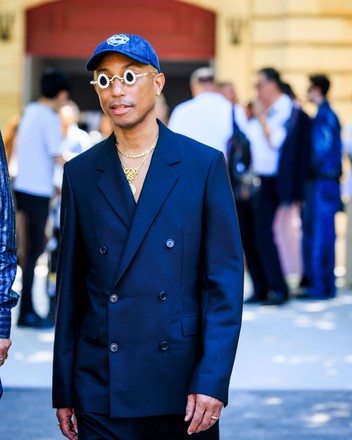 Pharrell Williams Show During Paris Fashion Editorial Stock Photo