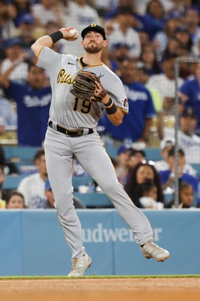 Pittsburgh Pirates third baseman Jared Triolo looks on in the