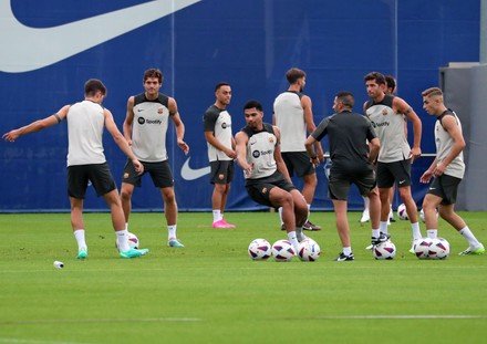 European champions' first pre-season training session