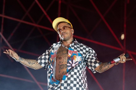 Sfera Ebbasta Performs Shock Wave Festival Editorial Stock Photo - Stock  Image